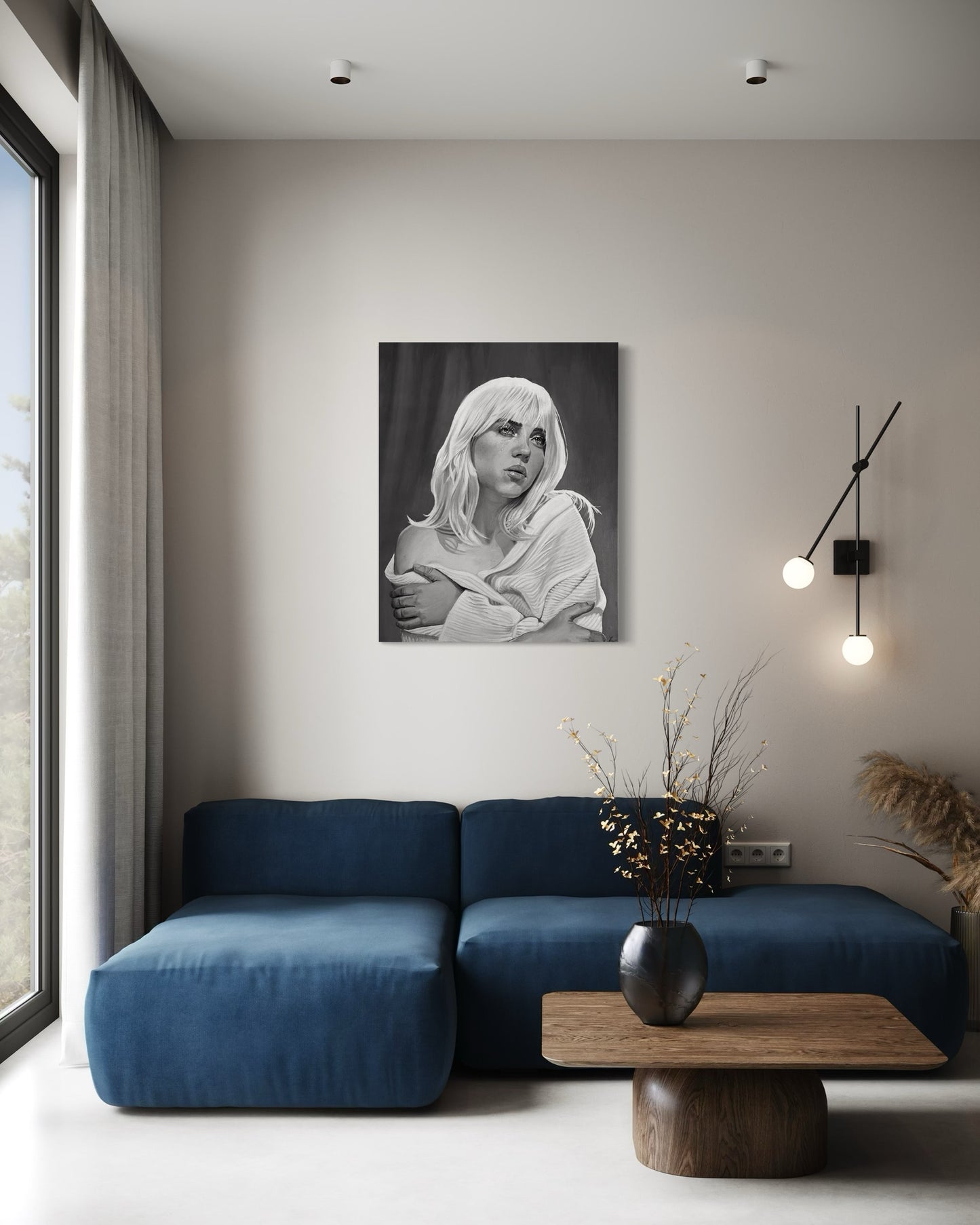 Happier Than Ever Oil Painting Print