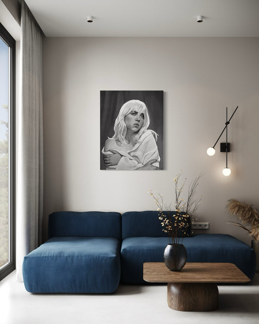 Happier Than Ever Oil Painting Print